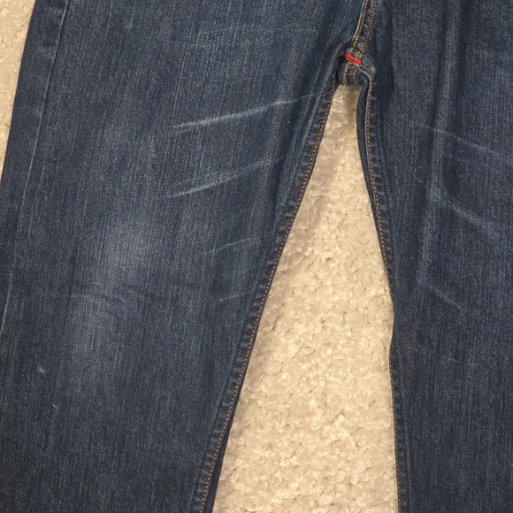 Gustin Jeans Mens 33 (Fits 29x27)‎ Blue Straight Raw Selvedge Denim Minimalist - Picture 3 of 16